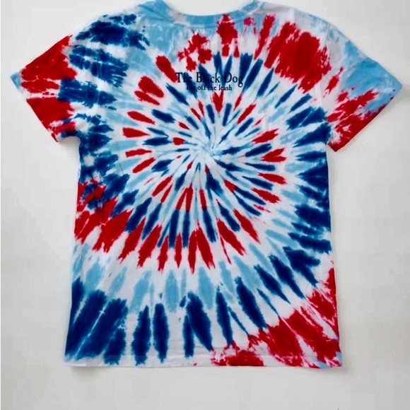 NWOT The Black Dog Martha's Vineyard USA Olympic Ladies Liberty tie dye shirt MV - Picture 2 of 10